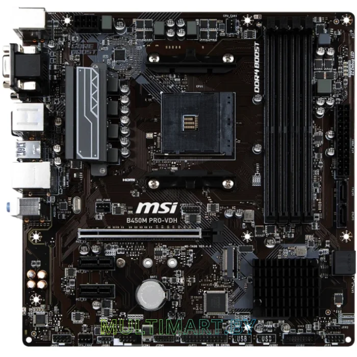 Материнская плата MSI B450M PRO-VDH MAX